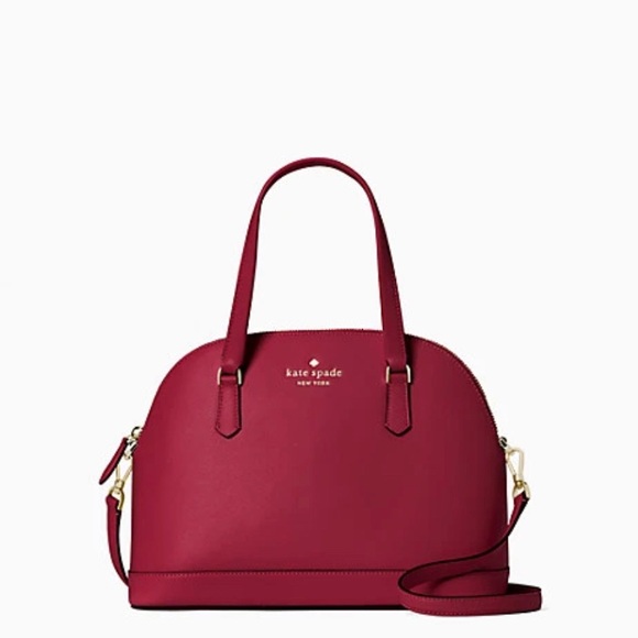 Authentic KATE SPADE leather top zip satchel/crossbody - Picture 4 of 13